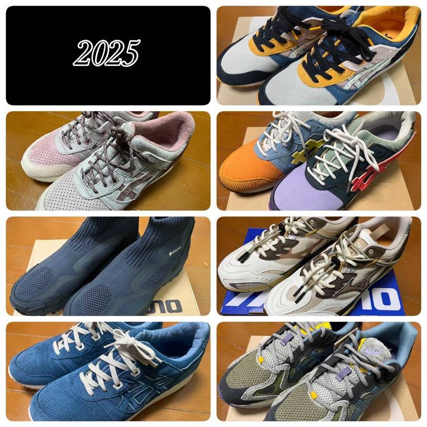 2025年購入した28足。
だいぶ別れもあったとは言え、ハ