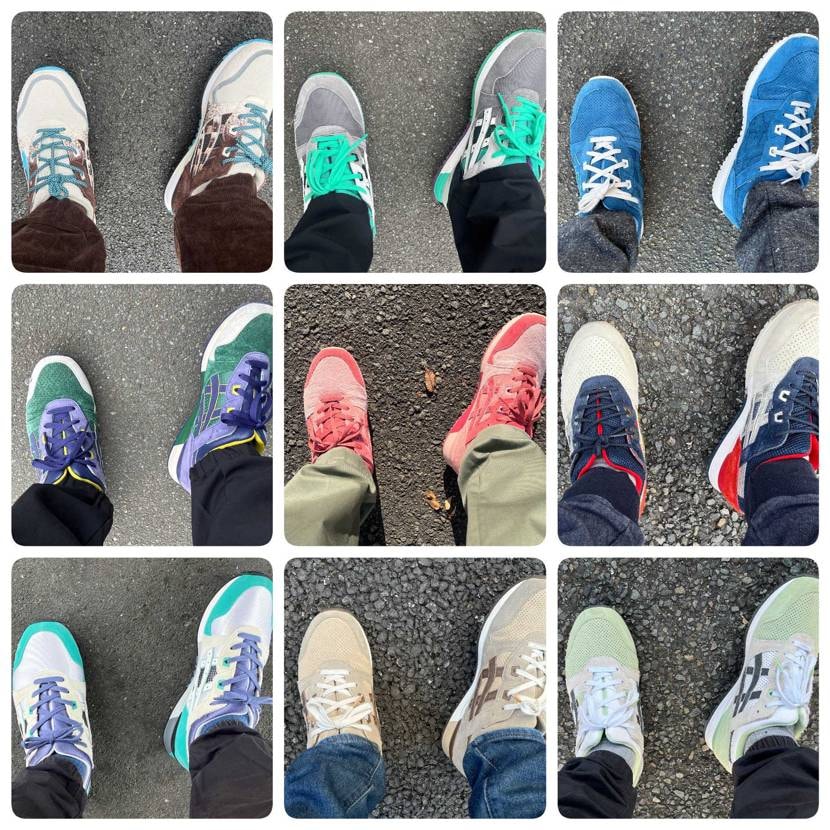 今年履いたGEL-LYTEⅢ達。
変わらず来年もお世話になります。

皆様