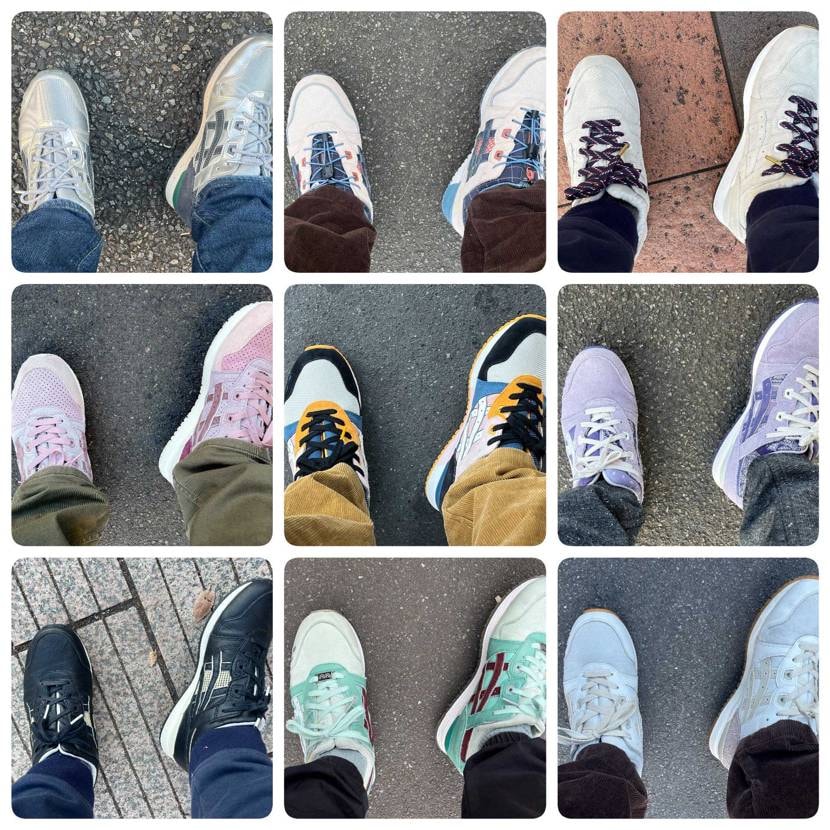 今年履いたGEL-LYTEⅢ達。
変わらず来年もお世話にな
