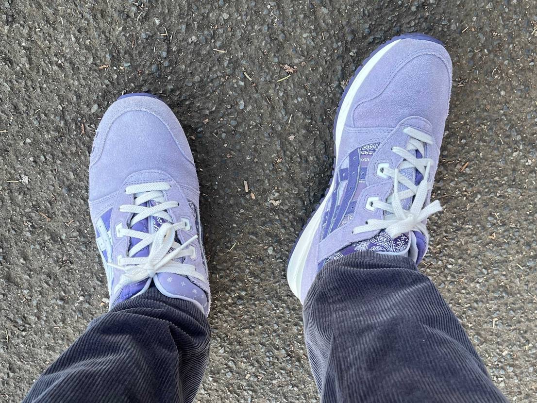 ラッキーカラーが紫だったので