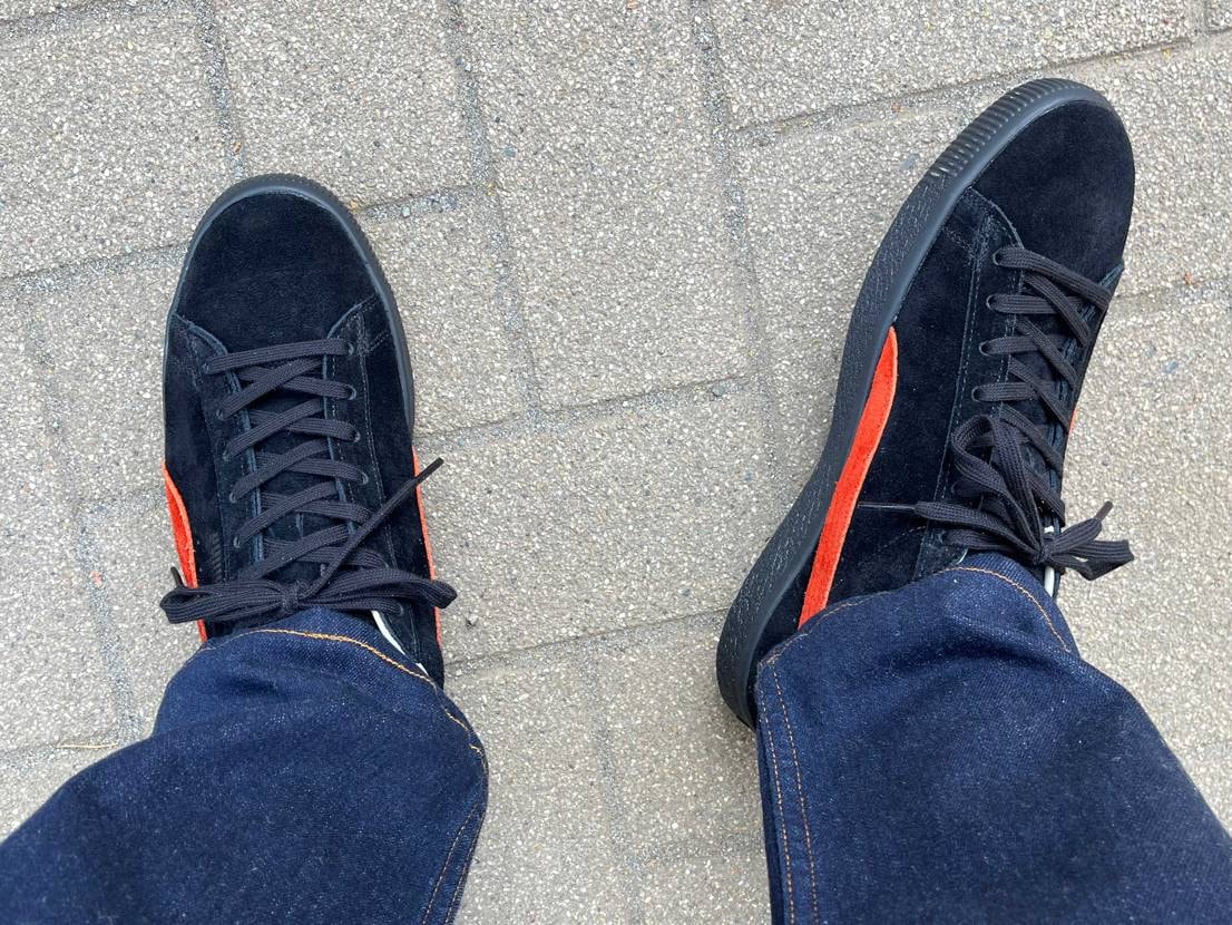 oshman'sのsuede初履き
良い色です
育成中のLevi's511と