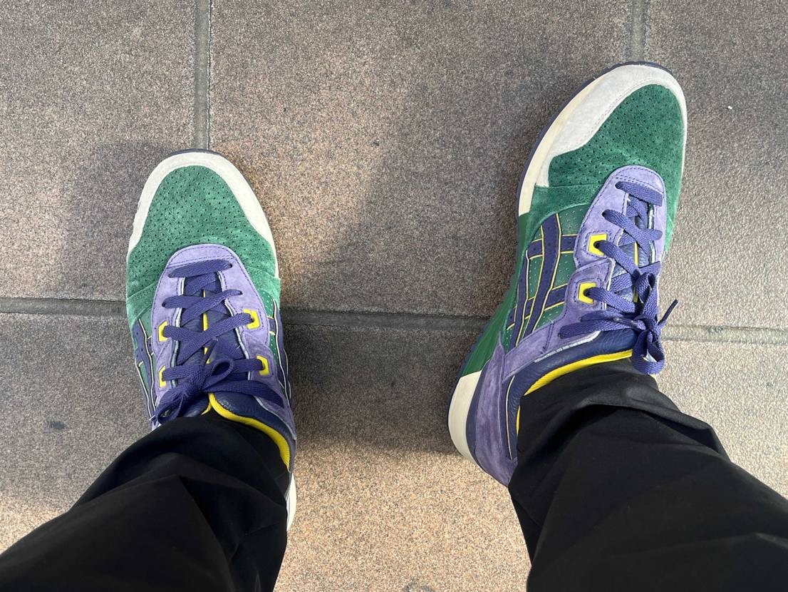 ゲリラ豪雨は👟に優しくないですね。。
今日は🌂も用意