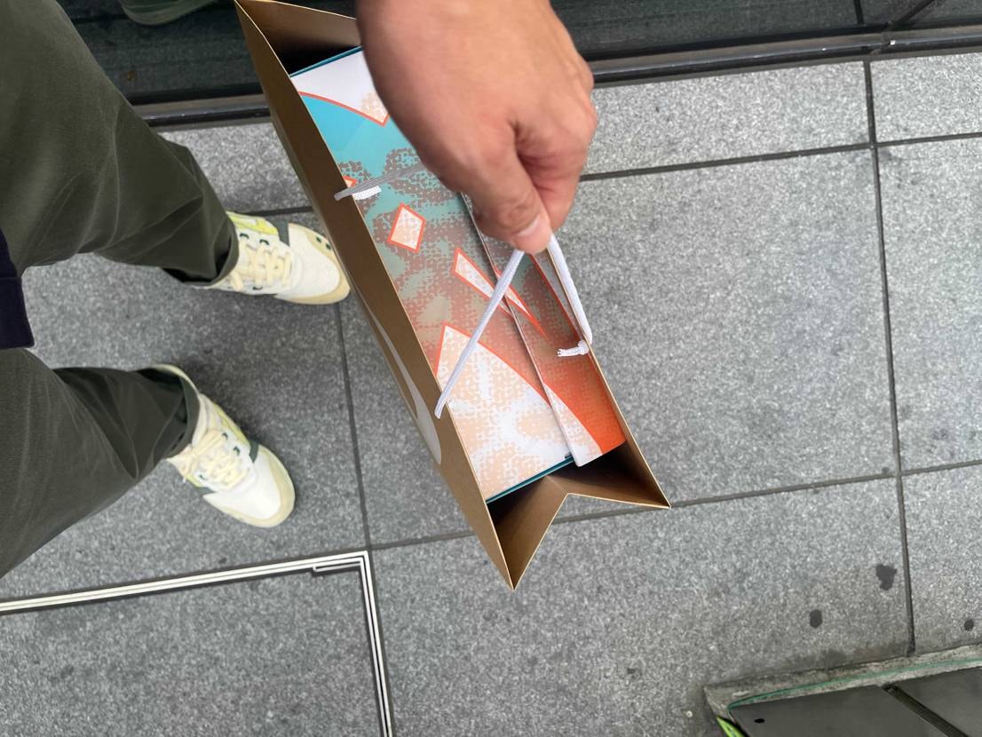 現物確認、試着して確保できました。
良い色です。
kit