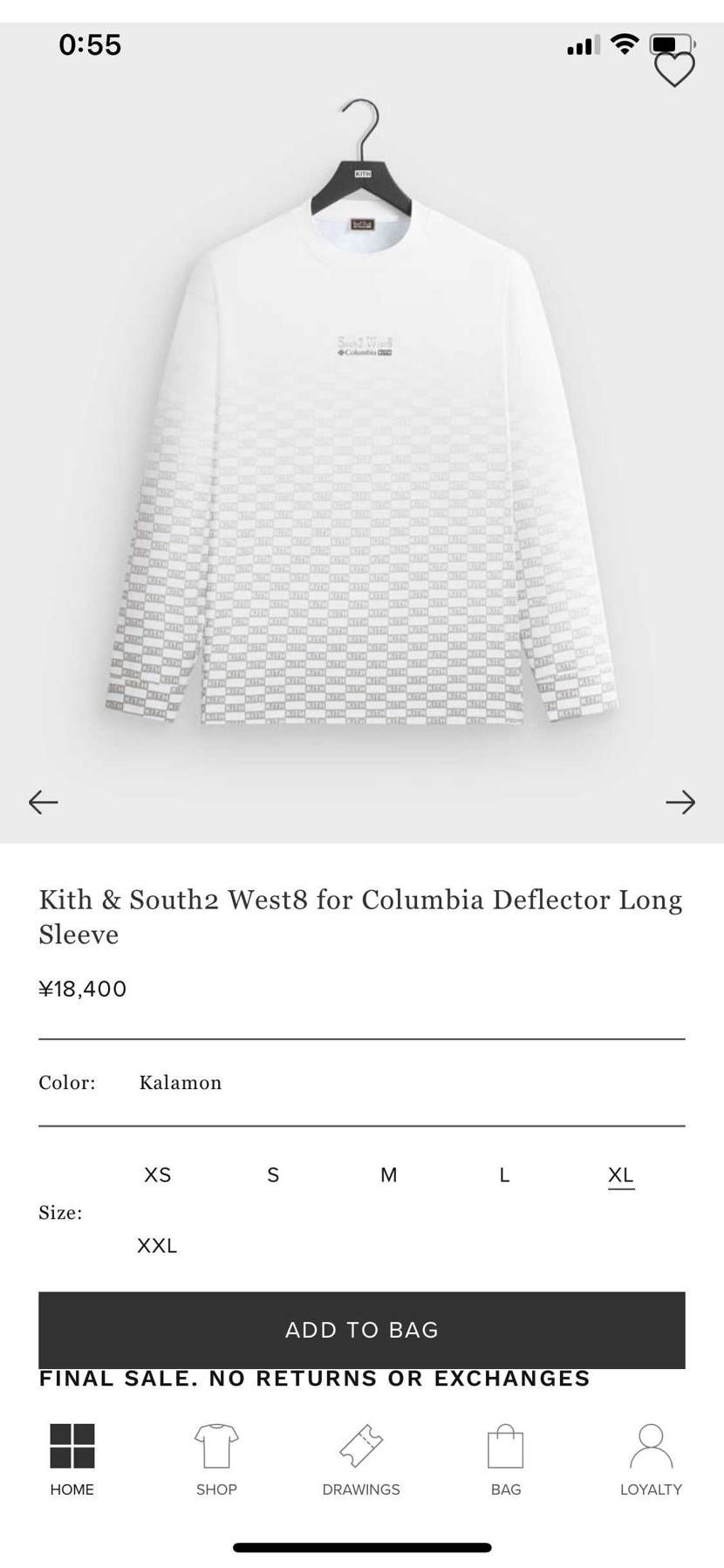 KITHとコロンビアとサウス2の普通に買えてうれぴよ
釣り用の前から欲しかった
