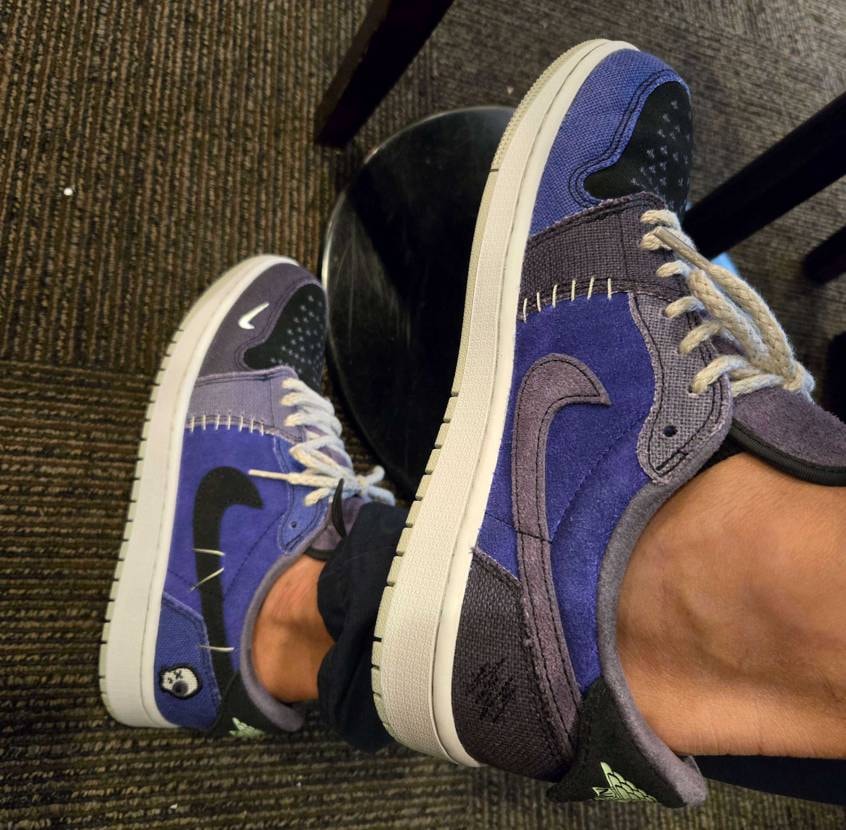 ザイオン早速、履いて見ました！
思ったより派手ではなく良い感じです。
しかし