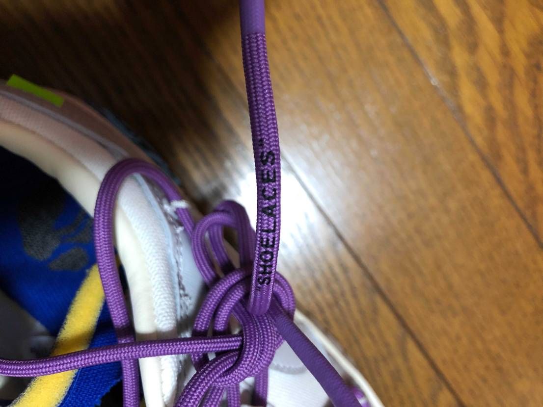 全ロットナンバーのオーバーシューレースってここに文字あるんですか？
あと中敷の