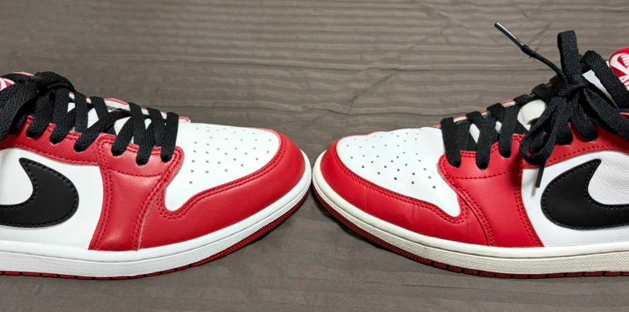 シカゴ　OG LOW 届きました‼️
早速2016と比較😁