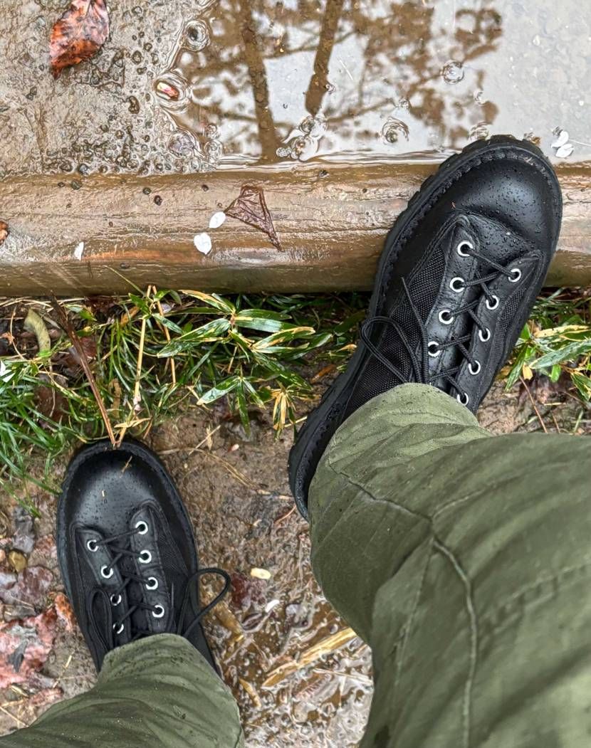 ダナー フィールド育成記録　2日目
雨ですね。この靴の本来の性能を味わって来ま