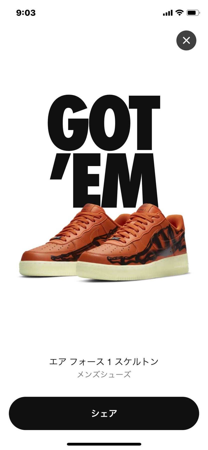 NIKE AIR FORCE 1 "SKELTON ORANGE"


g