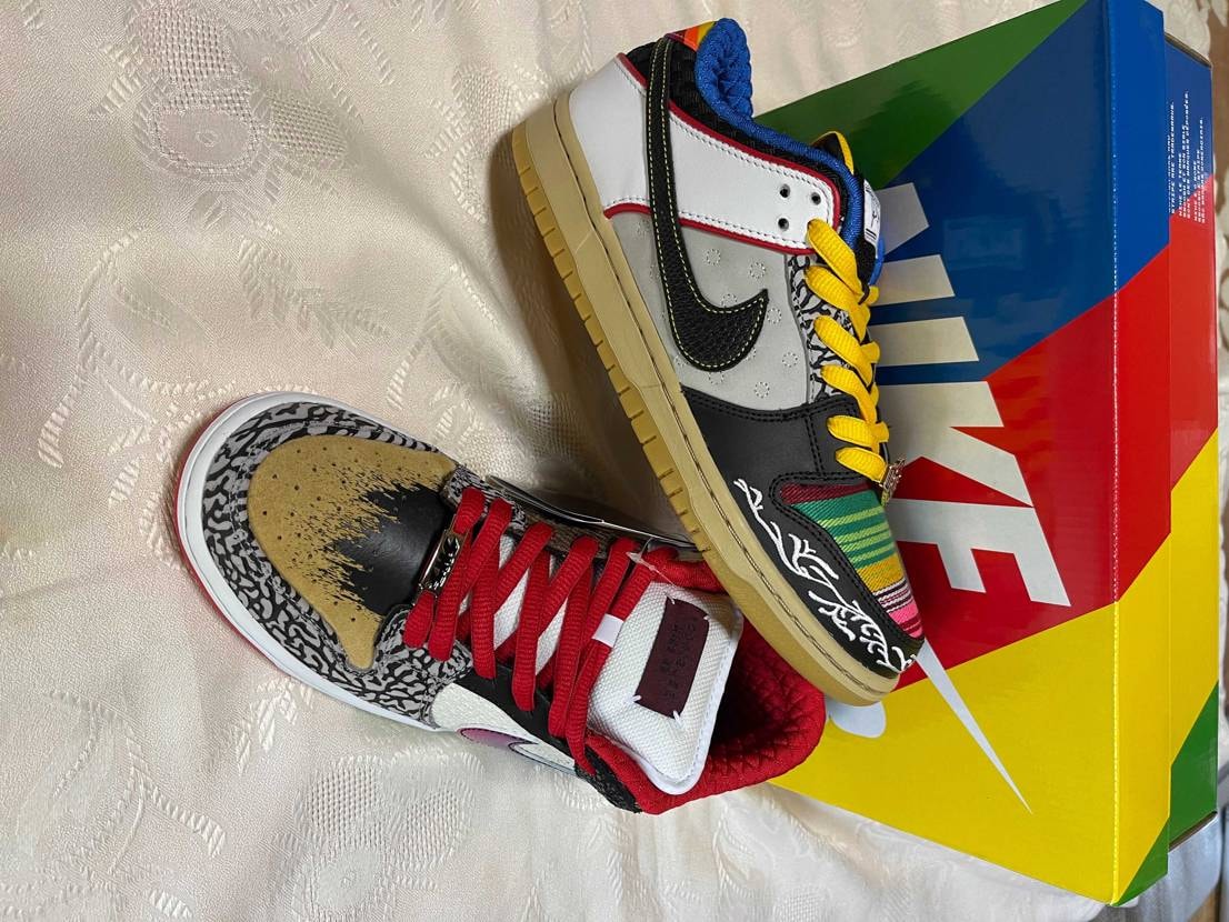 NIKE SB DUNK LOW "WHAT THE P-R