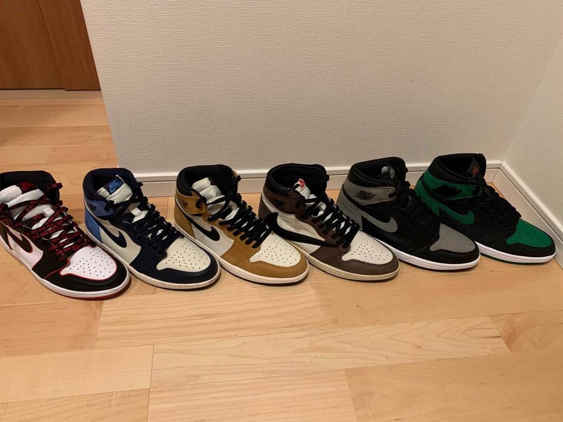 コツコツ集めたAJ1！
BREDとかUNCあたりも欲しいけど手が出ません😭
