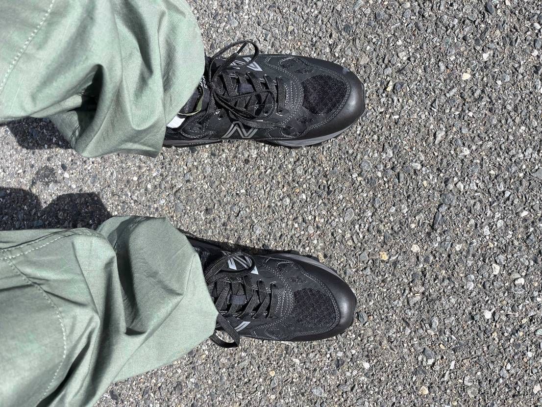 晴れてるけど580GORE-TEXおろした。
990は26.5で履いてるから5