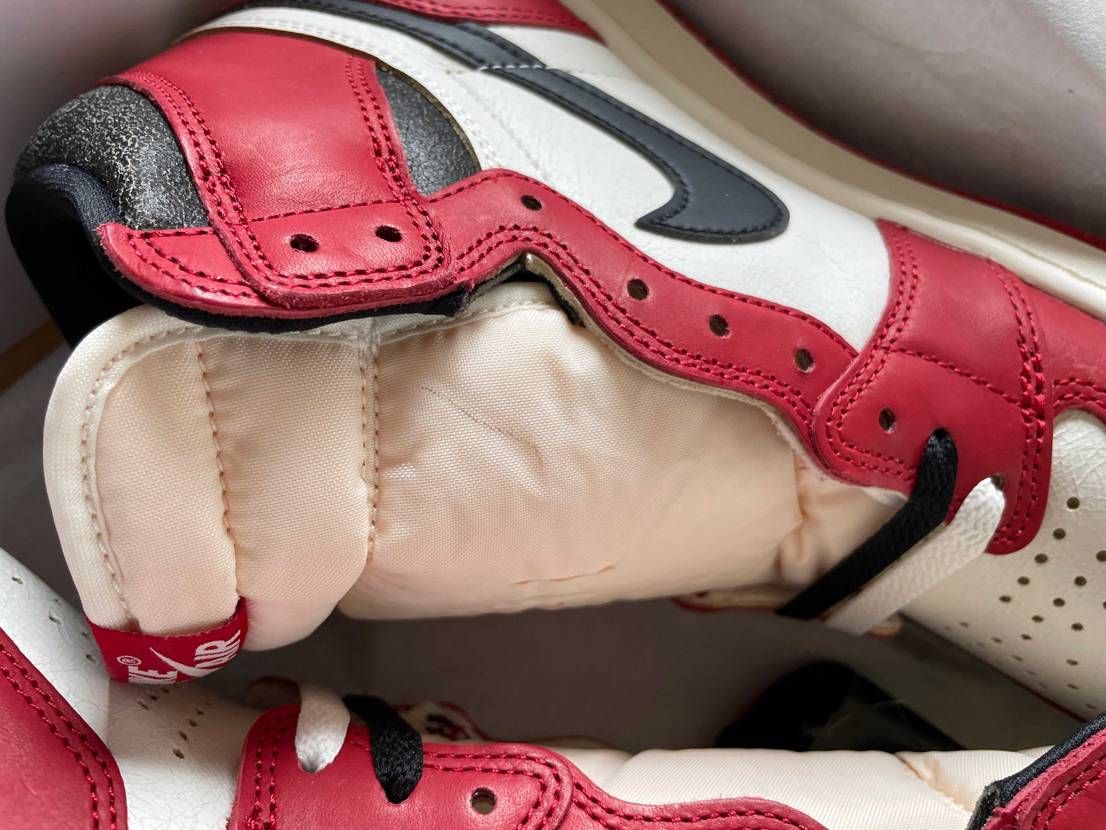 AJ1シカゴ到着で喜んだのも束の間、右足シュータンにボールペ