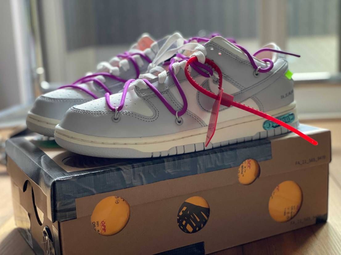 OFF-WHITE × NIKE DUNK LOW 1 OF 50 "45"
