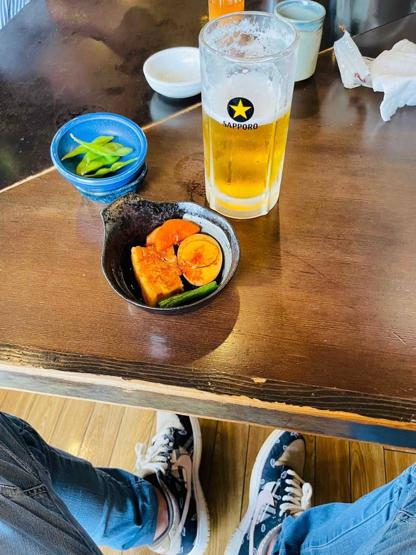 今日は早上がりで飲んでます🍺✨🎶