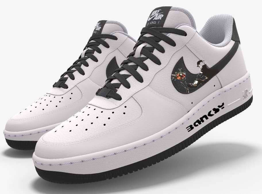 AIR FORCE1 BANKSY BLACK 早く作りたい
