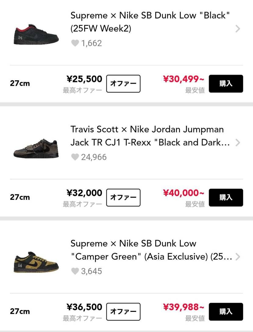 男性への誕プレスニーカー好きなら何貰ったら嬉しいやら？🤔
