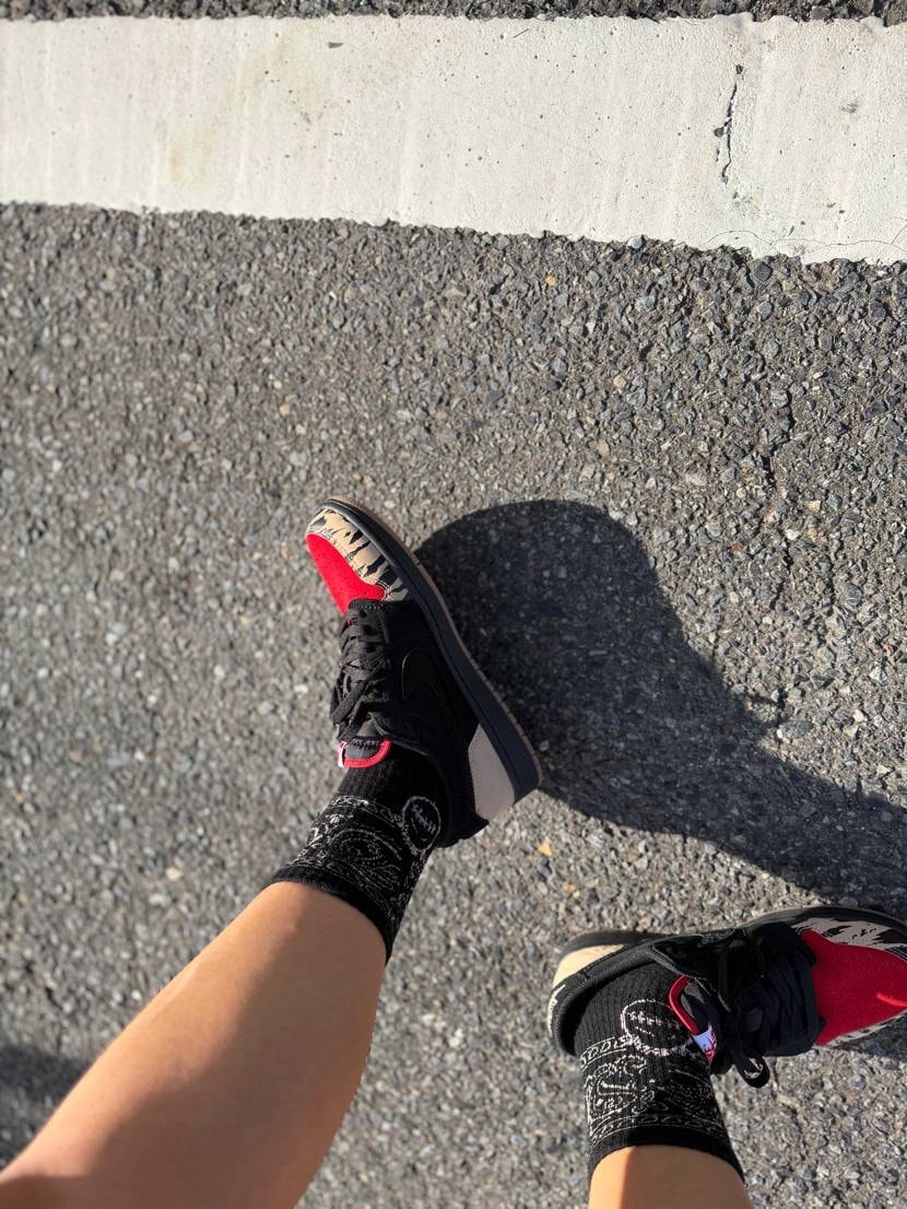 ずっと気になってたから買ったスニーカー
カラーリングが好みです!