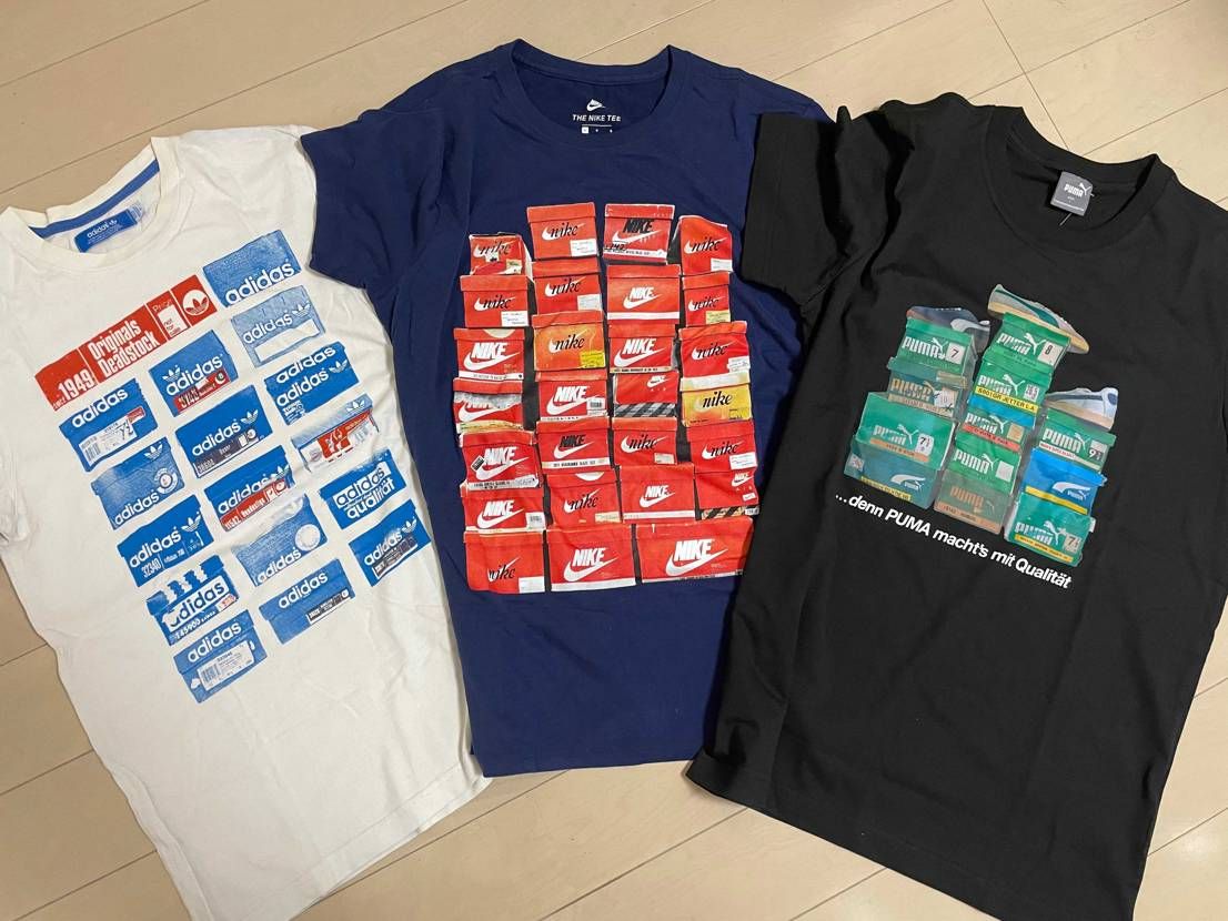 初めてPUMAのアパレル買いました👟
靴箱Tが好物です📦📦