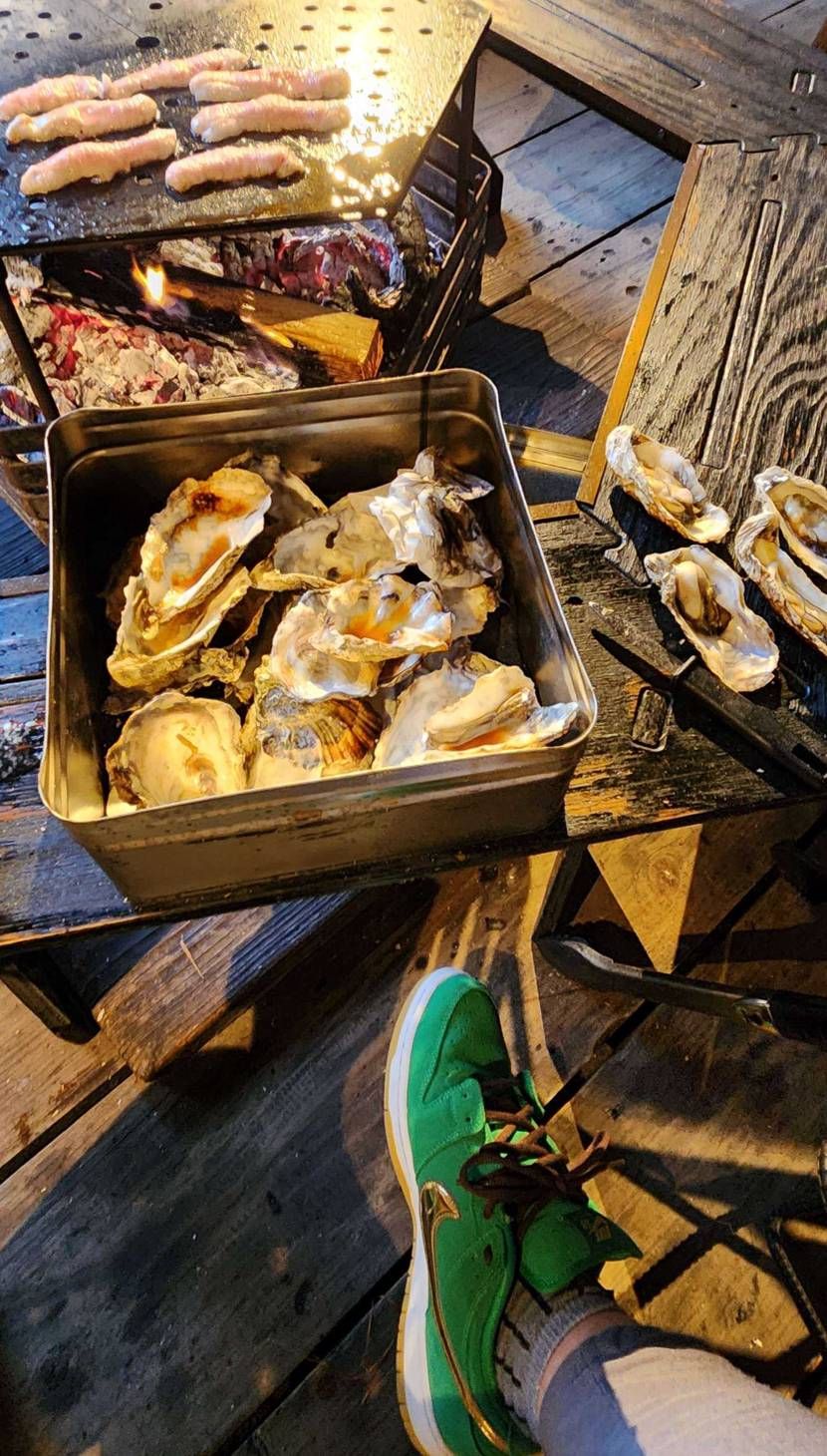 今日の1人飯 牡蠣のカンカン焼き
うーんこんなに食べたら明