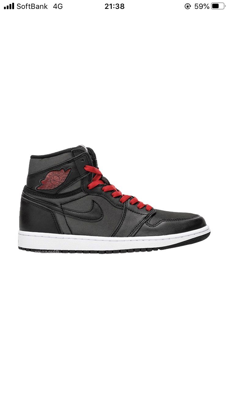 1/11(海外)予定
Jordan Hi OG Black Satin