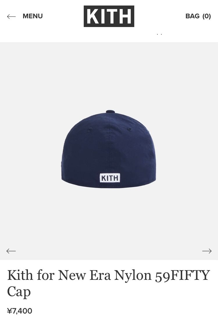 kith×neweraのヤンキースキャップが朝まで残ってたの