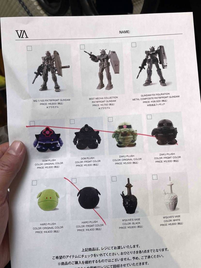 二度目が当選したのでfragment ガンダムへ
ガンダム 三種はまだ全種販売