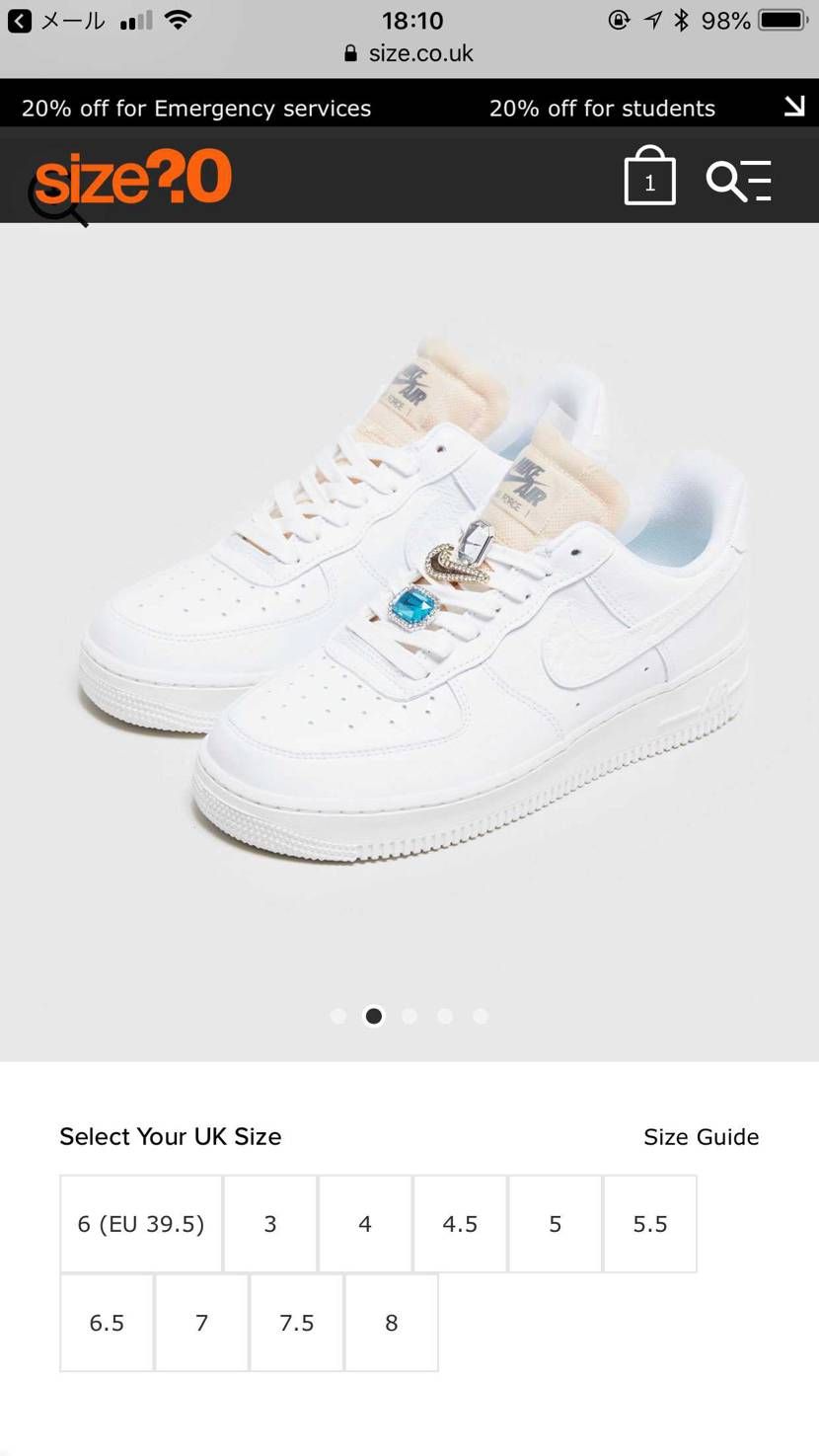 ENDは安定の落選でしたがsizeに売ってます！
8は27cmですが、こちらW