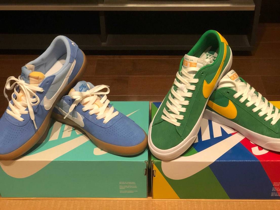 SVDのSALEで購入した2足が到着！
UNCっぽいブルーの方、いい感じです😁