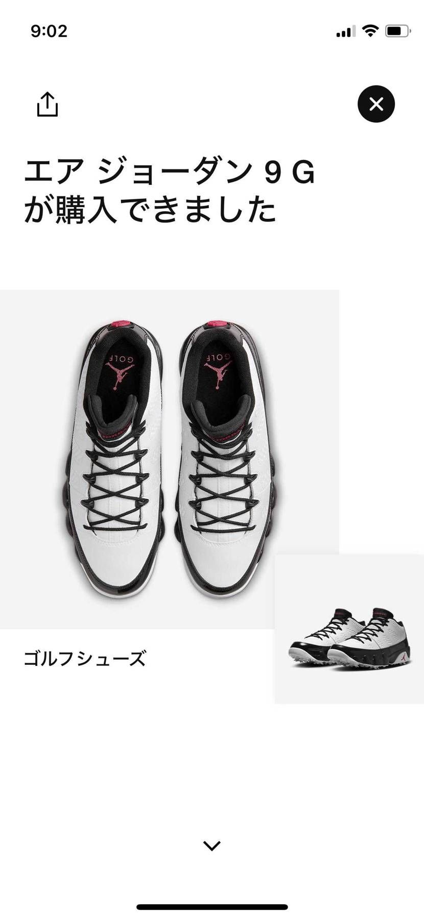 Nike Air Jordan 9 Golf 久しぶりにGET!
9は珍しいか