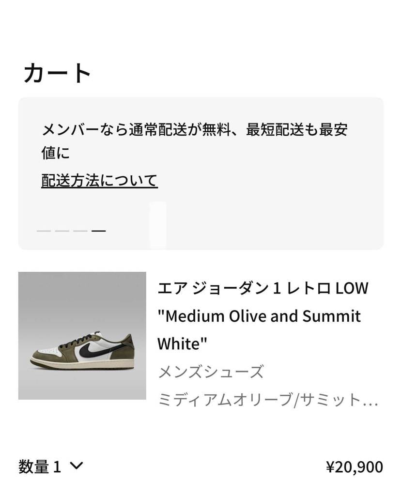 なぜかカートインしている😳
みなさん、直近のセール品購入(10000万円以上の