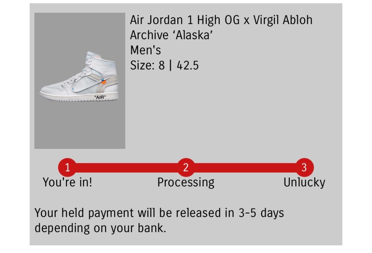 フッパトしっかり外れた。
23:07に落選通知
やっぱり当選の人は早めに通知