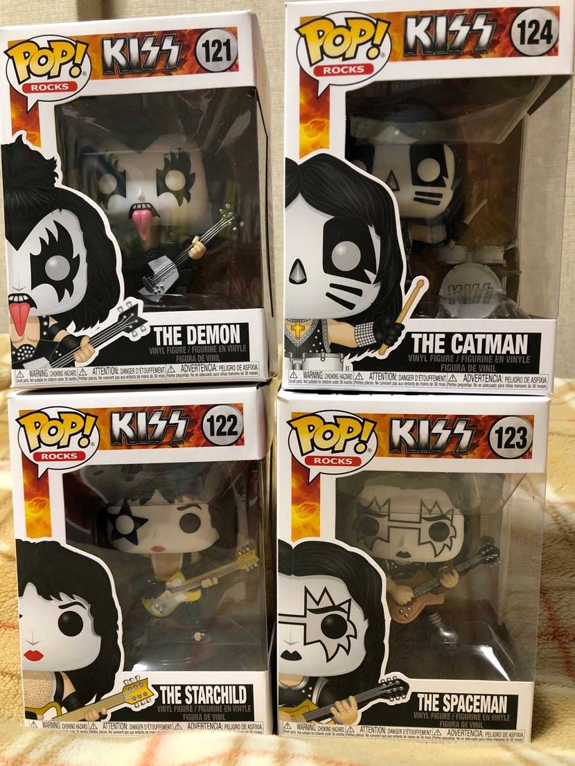 NTWRKで注文したKISSのフィギュアが到着！可愛い～👻👻👻👻
