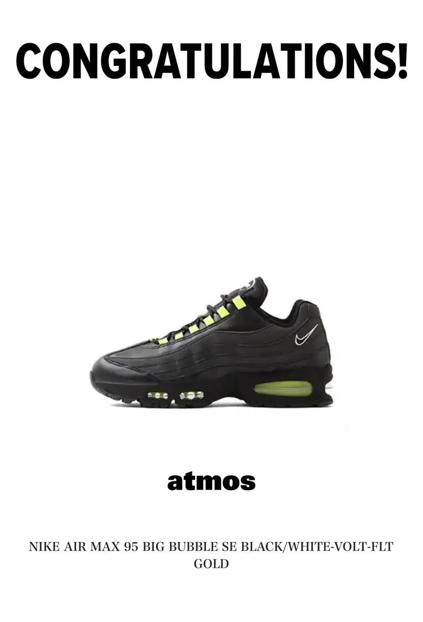 atmos久しぶりにありがとう🤦‍♂️✨️
#NIKE#AIRMAX