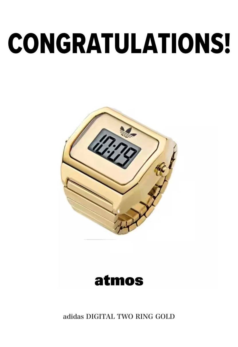2枚抜きでした！✨️
#adidas#ringwatch