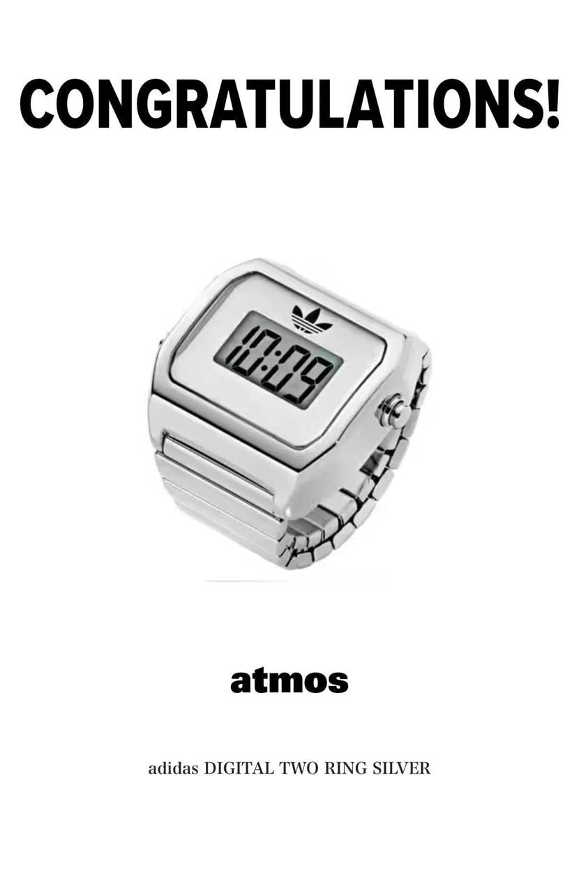 2枚抜きでした！✨️
#adidas#ringwatch