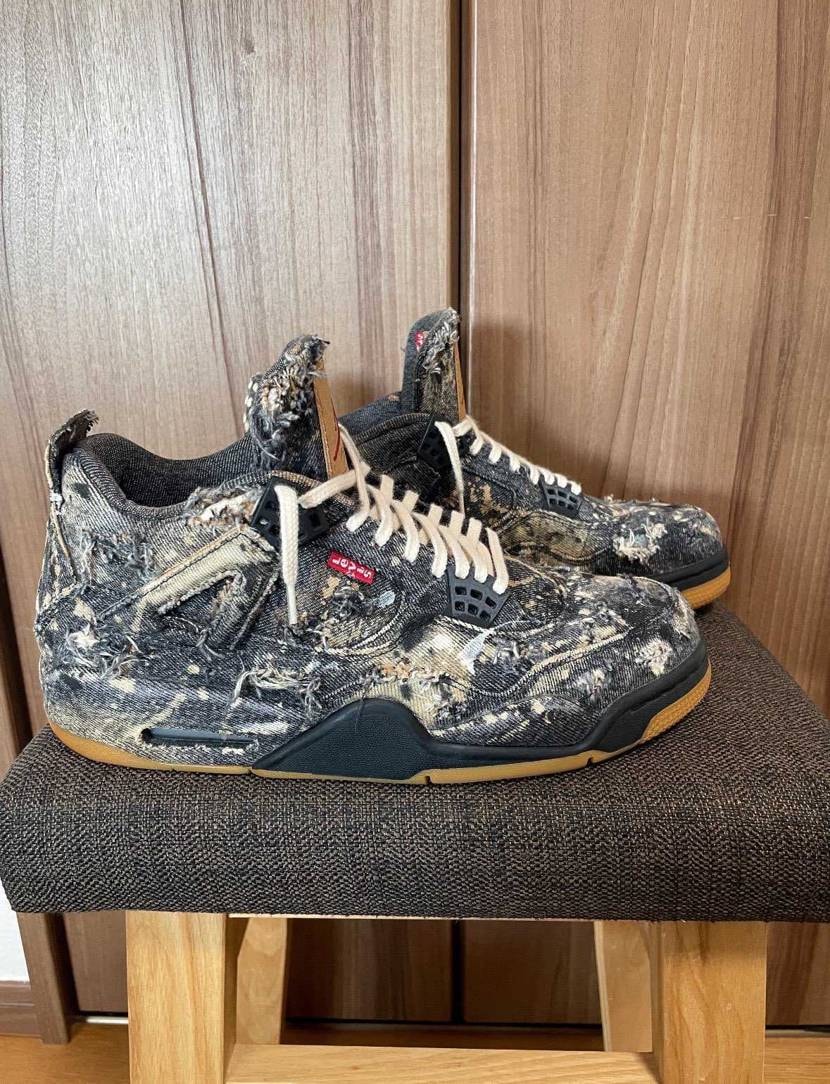 リーバイスジョーダン　ブラックデニムカスタムしてみたんだけど