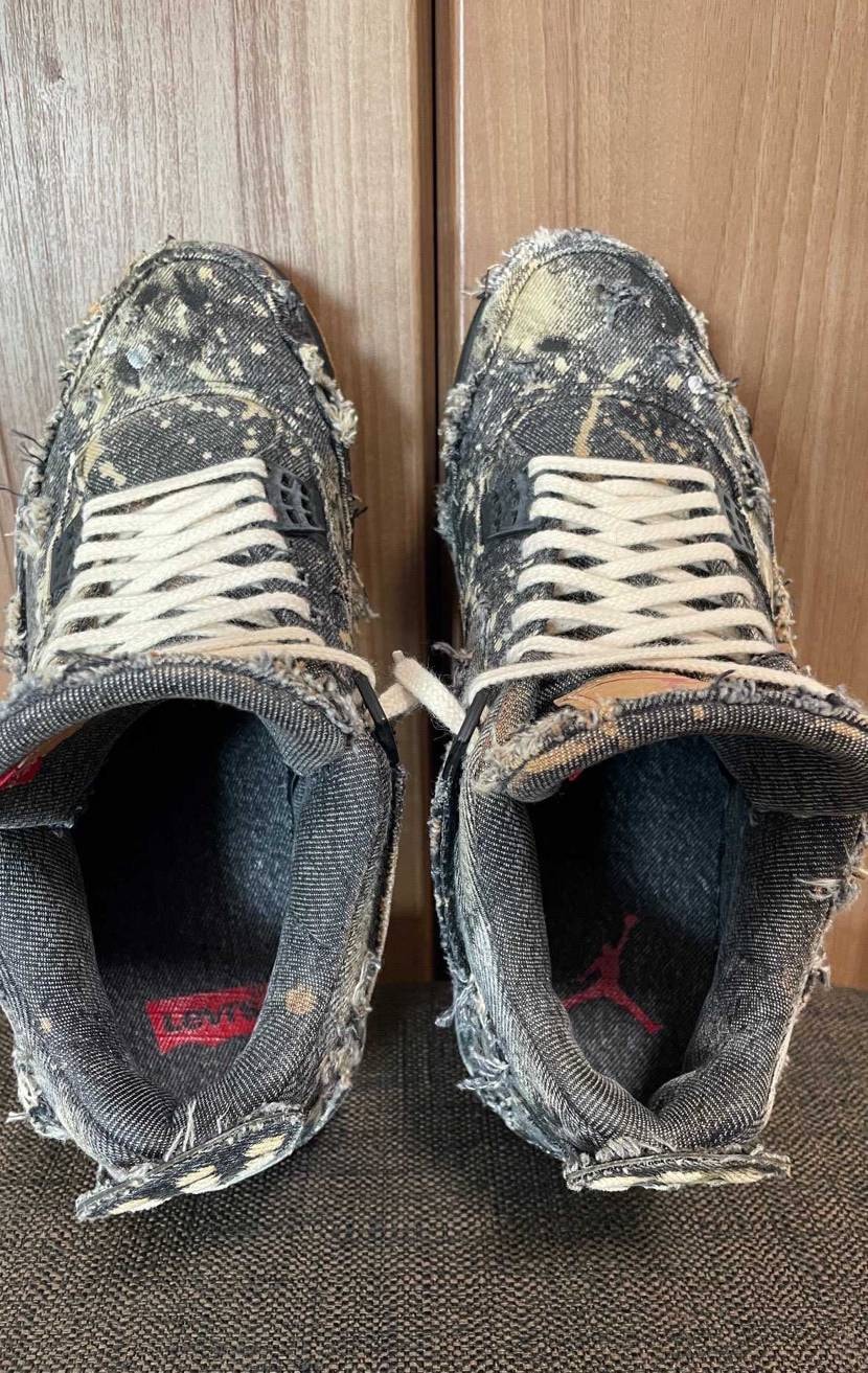 リーバイスジョーダン　ブラックデニムカスタムしてみたんだけど