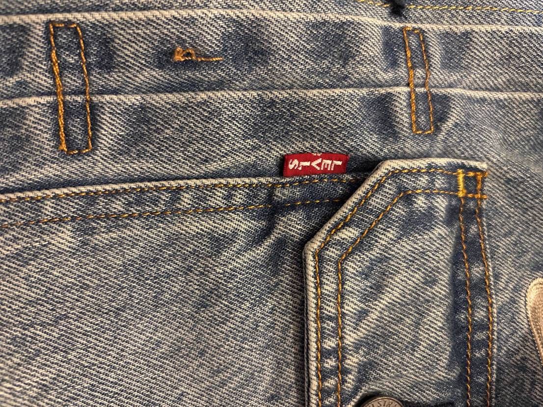 荒めの刺繍が雰囲気いいです。
Mでも大きい。
