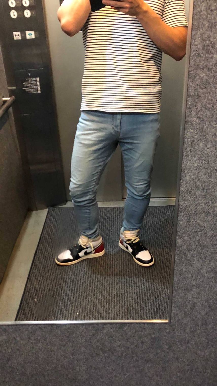 今日まんまとフェイク品つかまされてへこんでたんで、買ってから履けてなかったこいつ