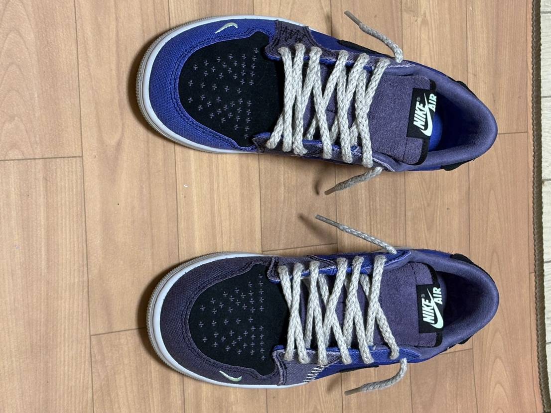 ヒモをこんなふうにしてみました。
ちょっと違うかな？
これから大事に履いてや