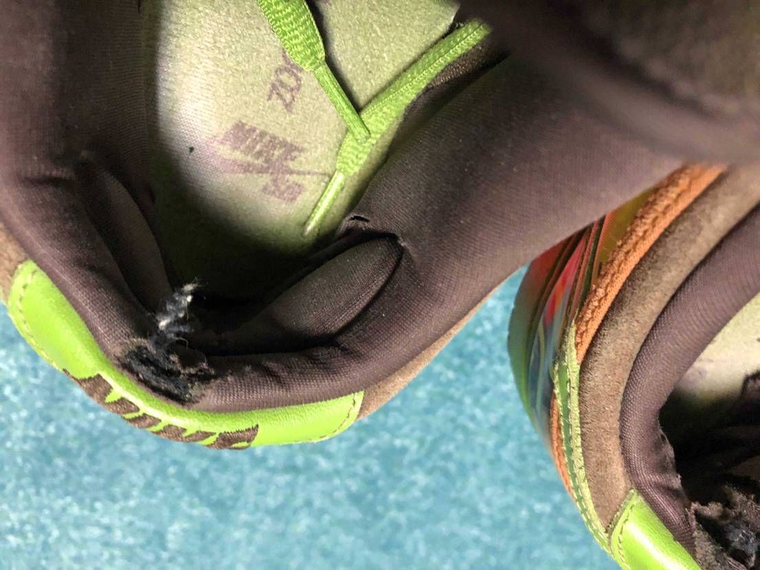 中古のダンクあるある
踵の破れ
格安だったから回収したけ