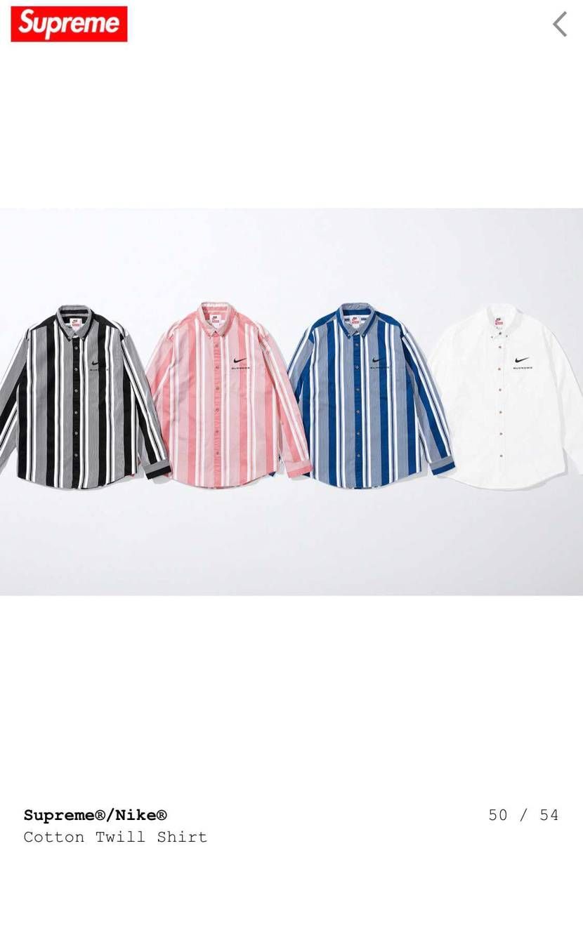 Nikeのシャツって珍しいから狙います
ただ丈がめちゃ長そう、、、
と思った