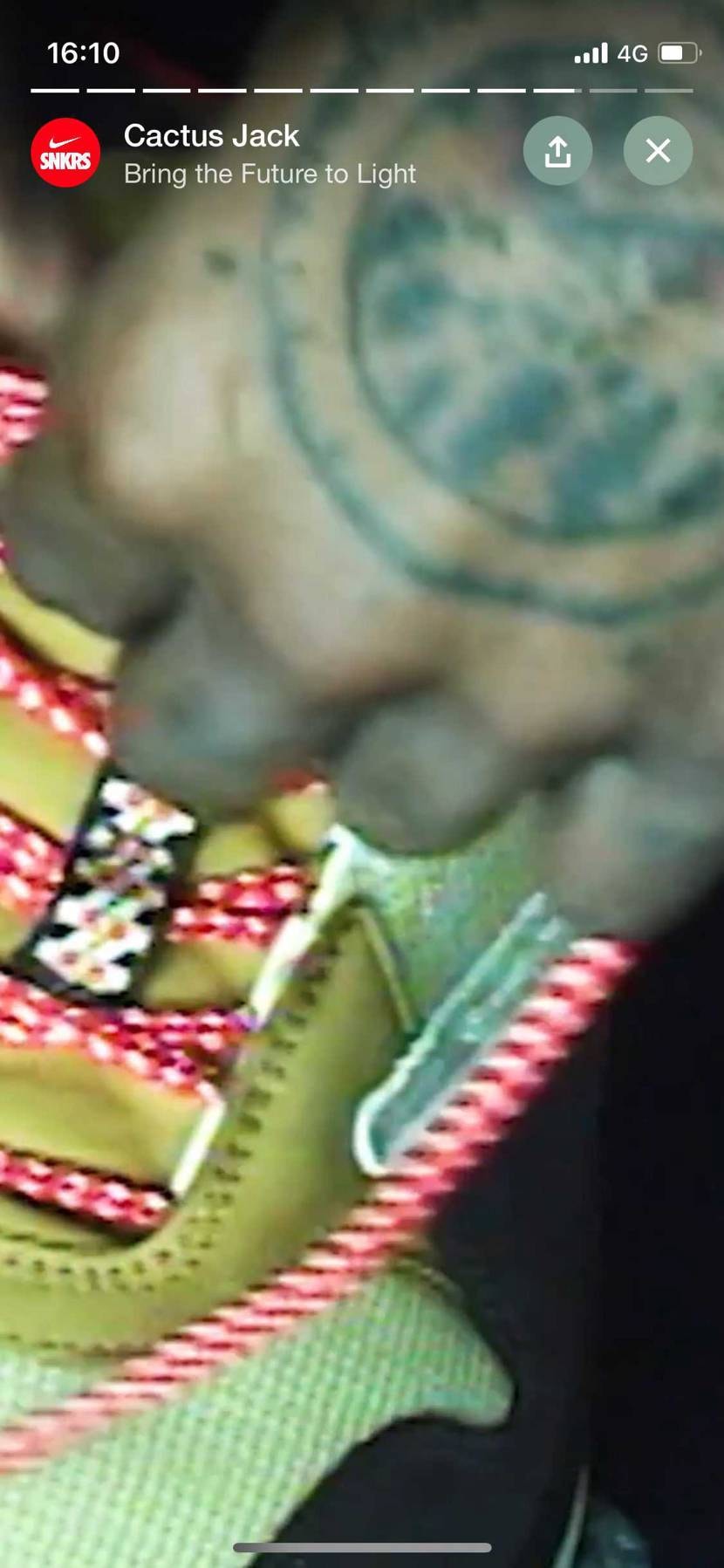 SNKRSにCactusきてるゾ
このチラチラ見せてるモデルが発売される可能性