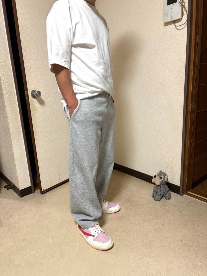 プレで購入してしまいました！
コーデは、全てUNIQLO無地！
そこにtra