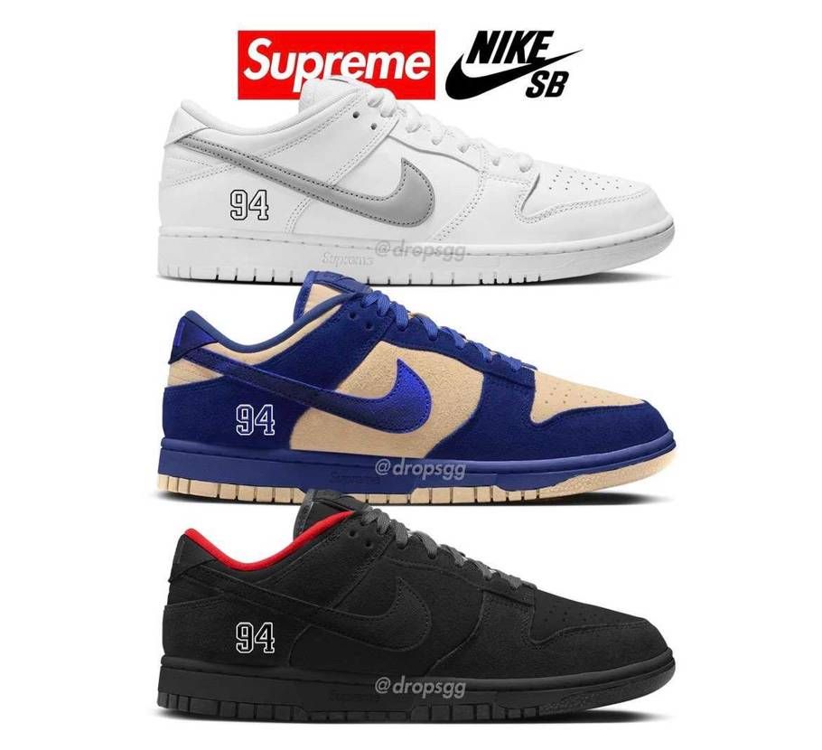 supreme❌NIKE SB DUNK LOW OG QS