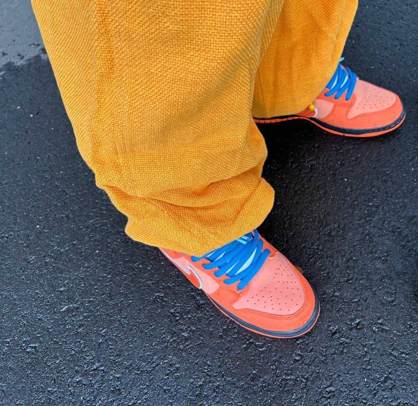 🍊🦞履いてみた☝️
ほぼジャストサイズに近い履き心地🤣w