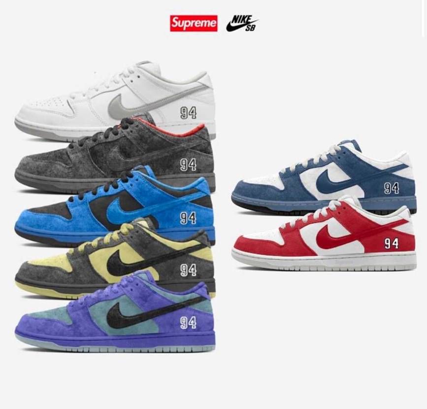 supreme✖︎Nike SB Dunk Low
2025春夏seasonに