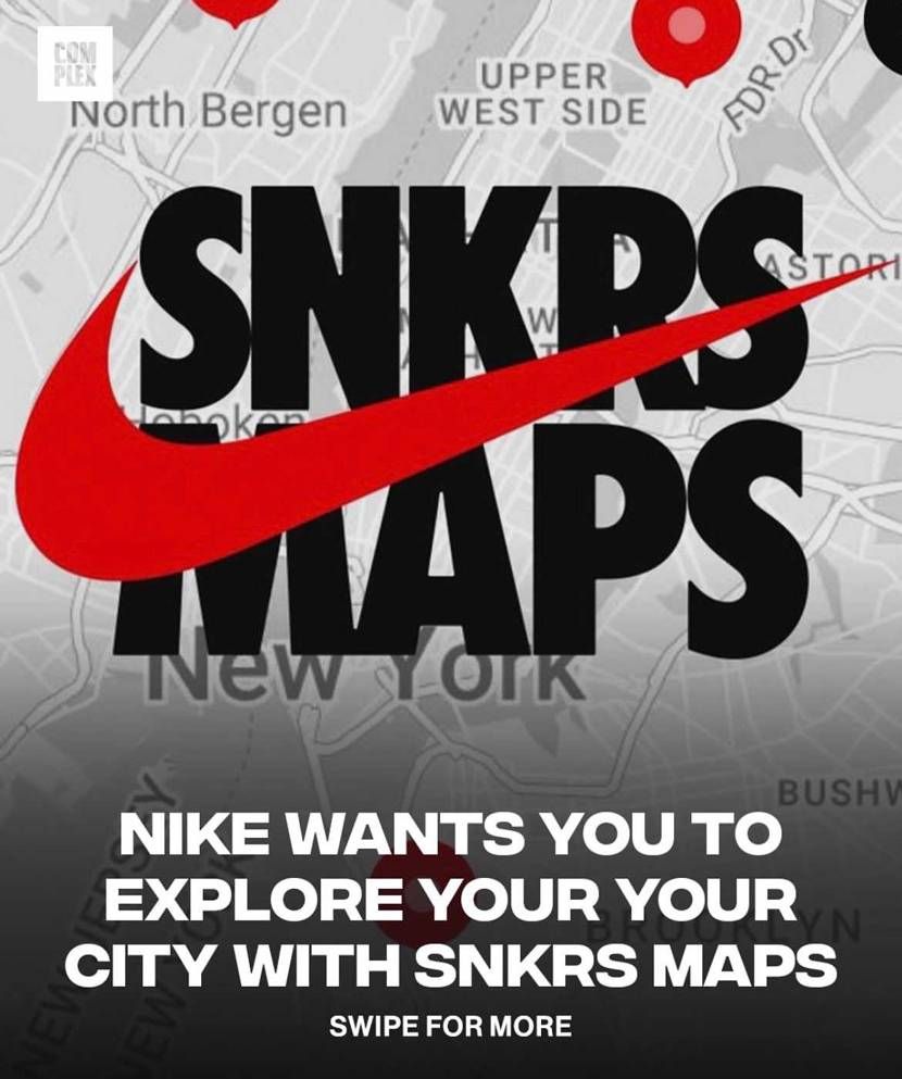 SNKRS MAPSという新たなシステムが海外にてスタート。