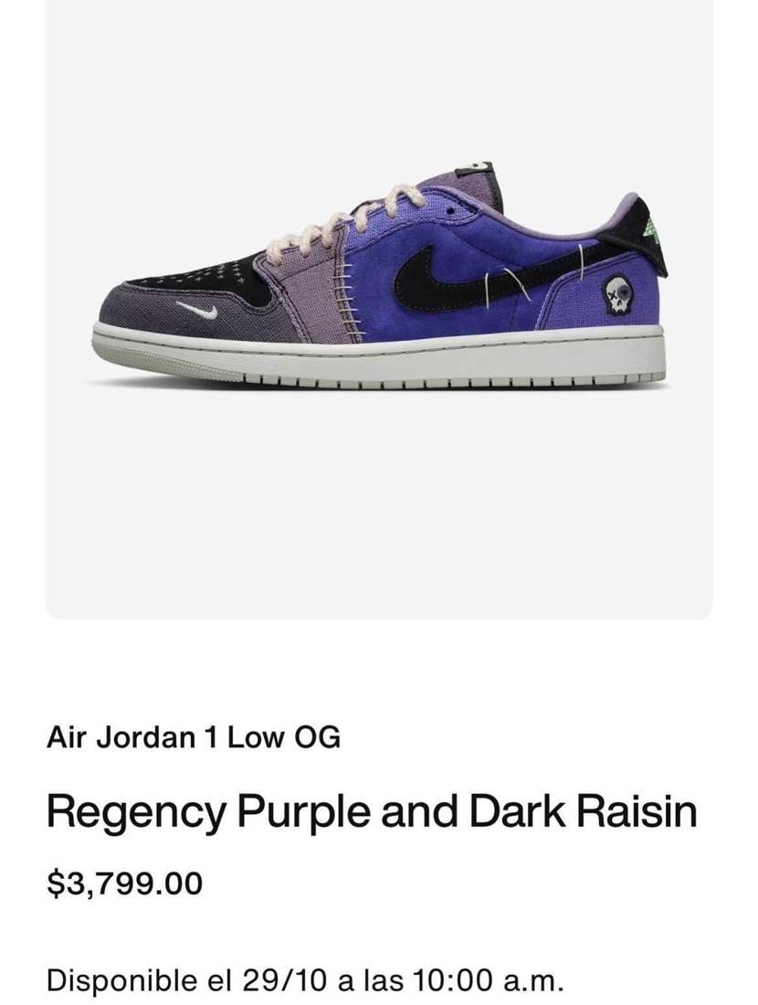 ザイオン✖︎AJ1Low
海外10/29リリース予定🗓️